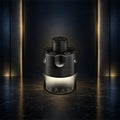Azzaro The Most Wanted Eau de Toilette Intense 3.4 oz bottle on a navy, gunmetal, and gold studio background