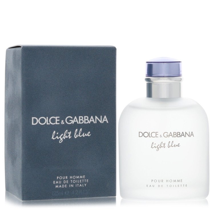 Dolce & Gabbana Light Blue Pour Homme Eau de Toilette 125 mL retail box and bottle