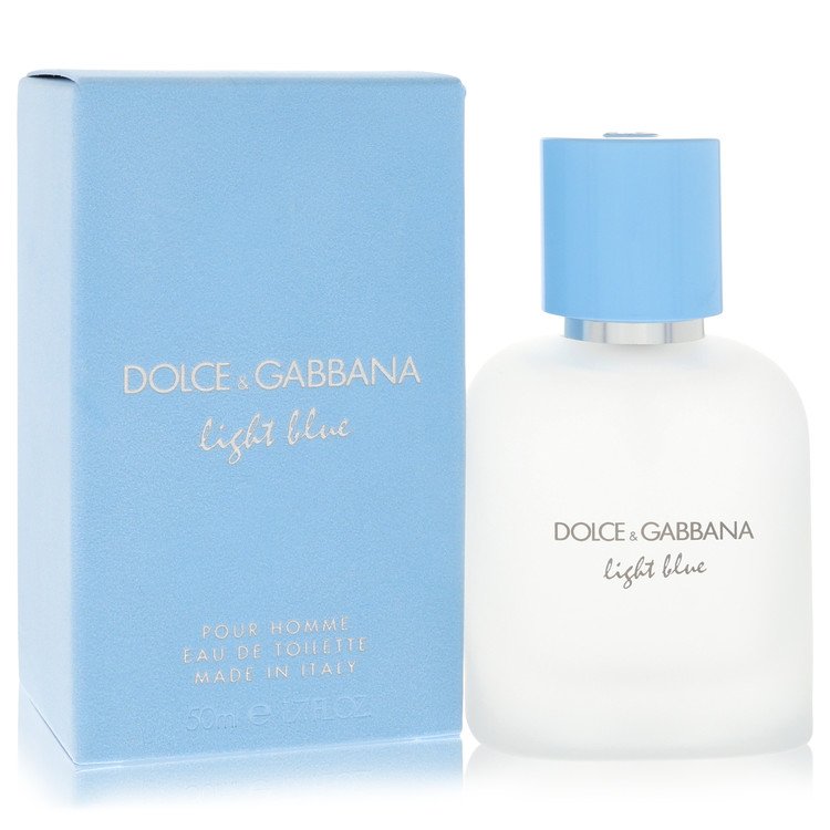 Dolce & Gabbana Light Blue Pour Homme Eau de Toilette 50 mL retail box and bottle