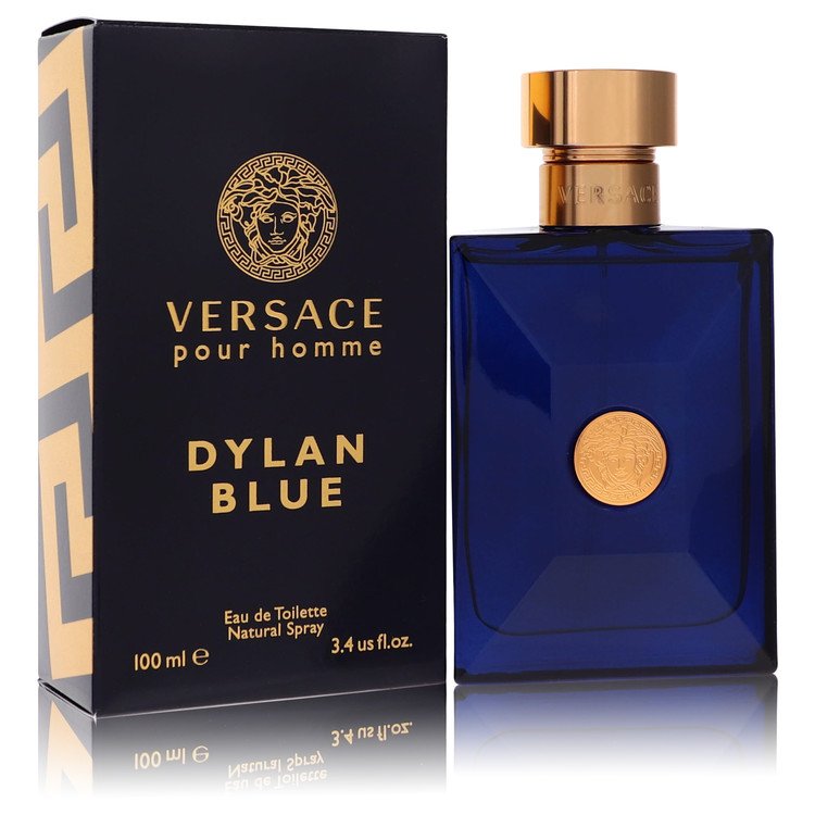 Versace Dylan Blue Pour Homme Eau de Toilette 100 mL retail box and bottle