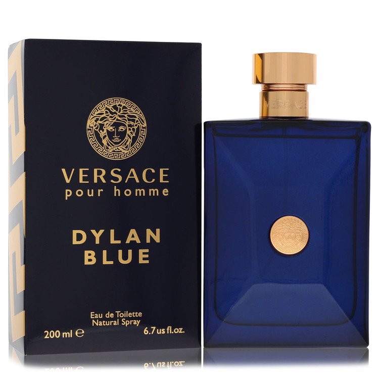 Versace Dylan Blue Pour Homme Eau de Toilette 200 mL retail box and bottle